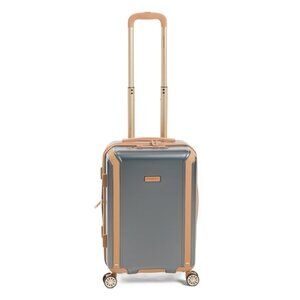 LONDON FOG Teal 20in Regent Expandable Hardside Carry-on Spinner